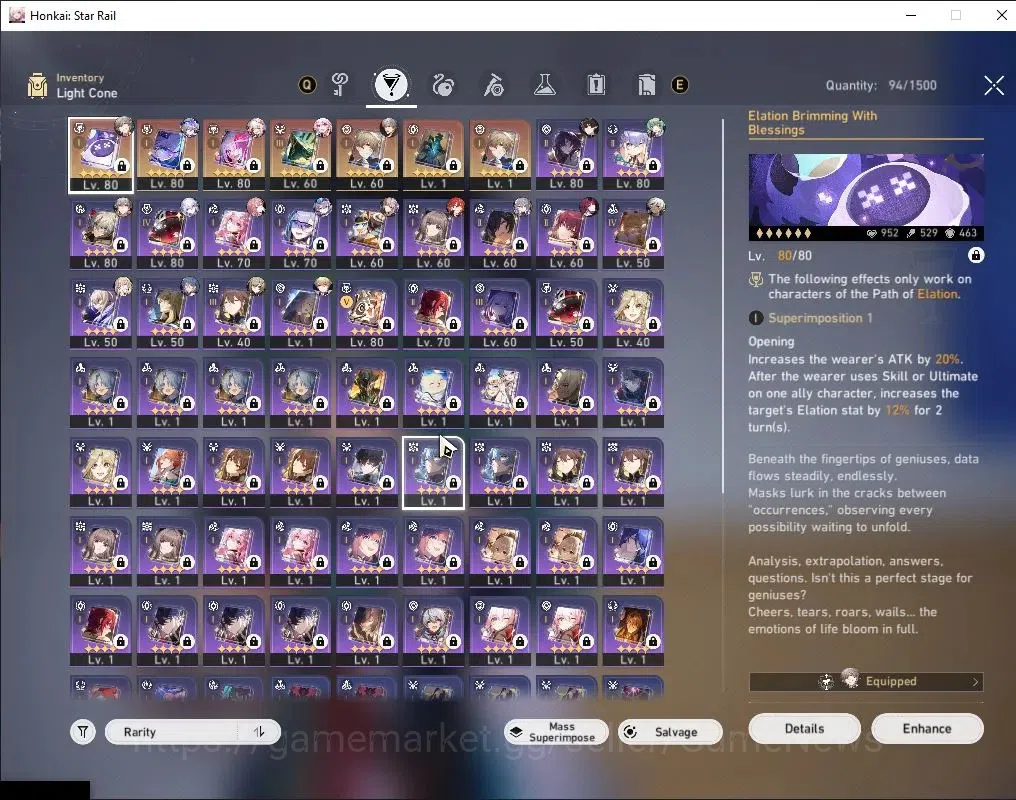 Honkai Star Rail Accounts Asia|TL 67|Premium HyperCarry|6 Limited|(SW 999 E1 image 6
