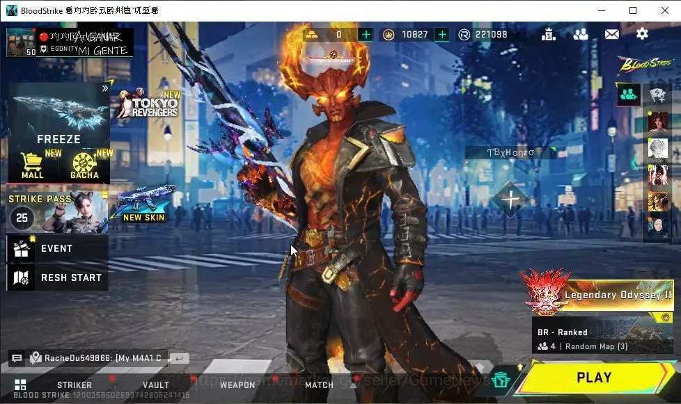 Blood Strike Accounts ASIA|ETERNAL DEagle-Scorpius|Collab BLEACH[MP5-Hak image 1