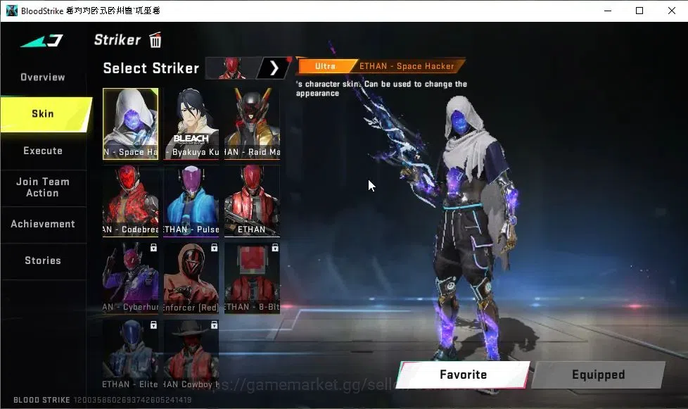 Blood Strike Accounts ASIA|ETERNAL DEagle-Scorpius|Collab BLEACH[MP5-Hak image 6