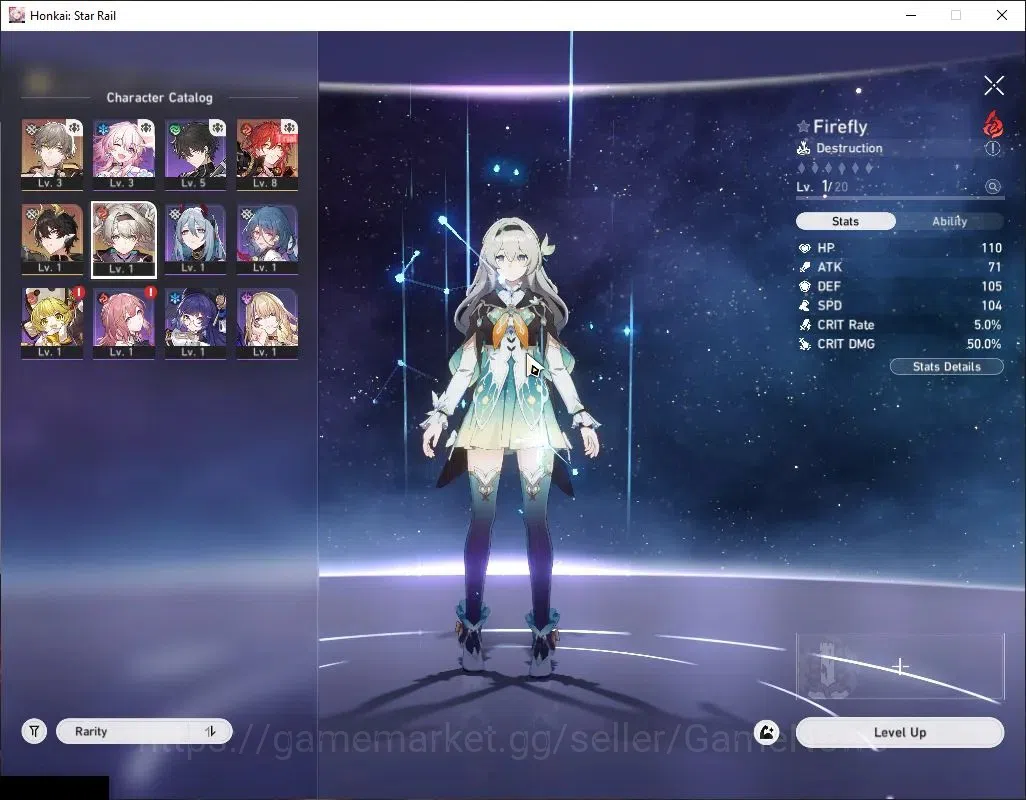 Honkai Star Rail Accounts Asia | TL 4 | 2 Golden Comp | 2 Limited | Firefly, image 4