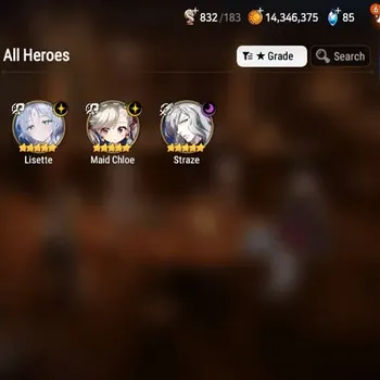 Epic Seven Accounts Starter Global Unverif|Starter|3 ML [Lisette,Maid Chloe,Straze]|PoH+Bless ON|Abyss F51|MoR 9|Stigma