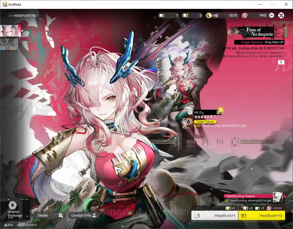 Arknights: Endfield Accounts ASIA|Lv 55|9 SSR(5Limit)+10 (*6WEP)|[Mi Fu+(Fangyi image 15