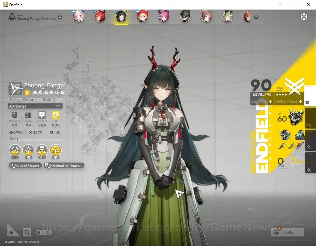Arknights: Endfield Accounts ASIA|Lv 55|9 SSR(5Limit)+10 (*6WEP)|[Mi Fu+(Fangyi image 4