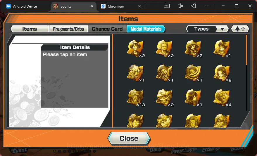 One Piece Bounty Rush Accounts Others GLOBAL|2 ex|Red Shank,King Pirates Roger,Kuja Boa Hancock,Rival Edward Newgate|check 7