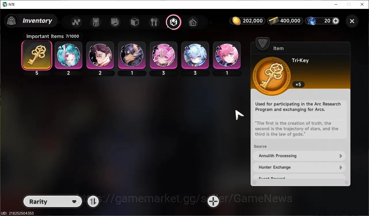 Neverness to Everness Accounts GLOBAL Europe|HL 4|2 S-Class [Nanally,Daffodill]|1 image 13