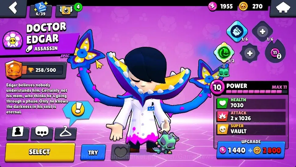 Brawl Stars Accounts 1008 Trophy|13 Brawlers 2 Max Lv [Barley,Shelly]|2 image 10