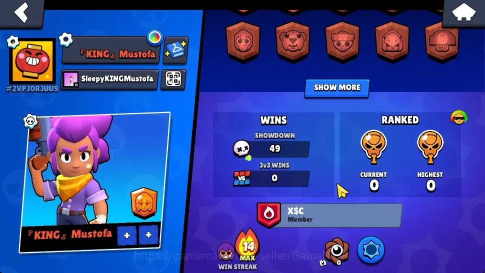 Brawl Stars Accounts 1008 Trophy|13 Brawlers 2 Max Lv [Barley,Shelly]|2 image 3