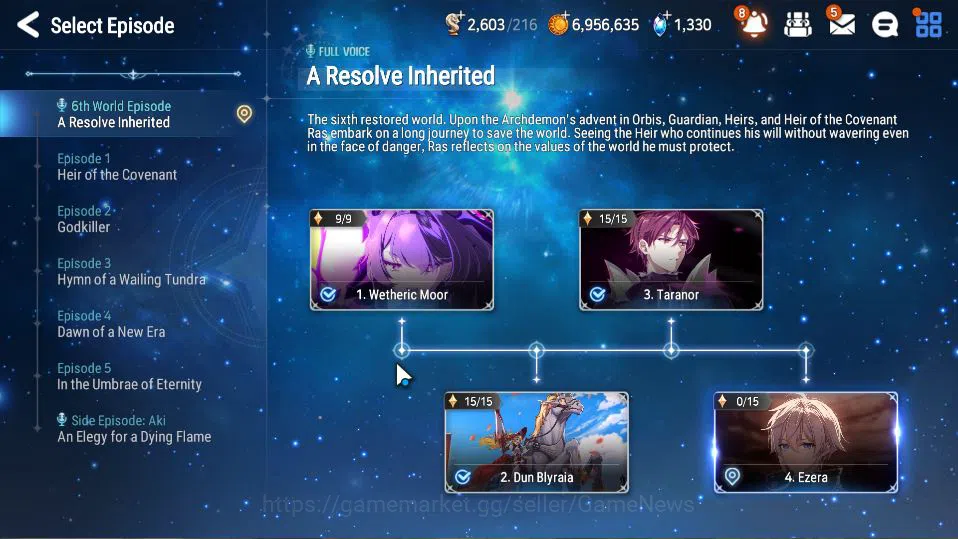 Epic Seven Accounts Starter GLOBAL Unverif|Starter|3 ML(E Ilynav,Ruele of Light,DB Senya)+Setsuka,Tenebria,etc|PoH+Bless 12