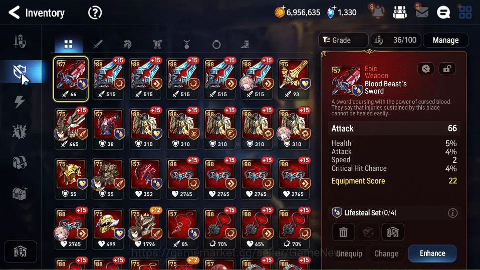 Epic Seven Accounts Starter GLOBAL Unverif|Starter|3 ML(E Ilynav,Ruele of Light,DB Senya)+Setsuka,Tenebria,etc|PoH+Bless 8