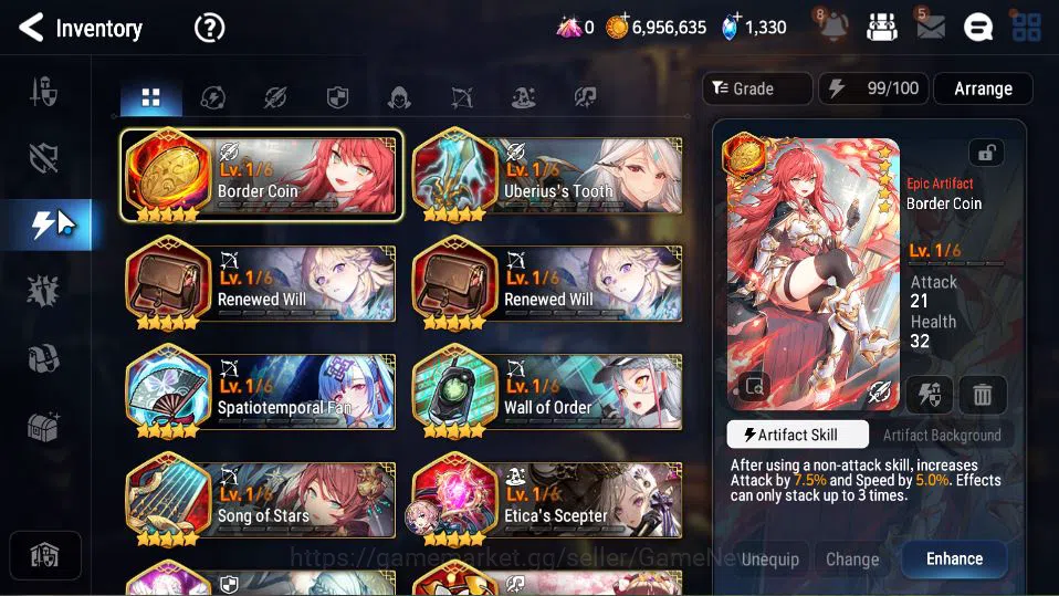 Epic Seven Accounts Starter GLOBAL Unverif|Starter|3 ML(E Ilynav,Ruele of Light,DB Senya)+Setsuka,Tenebria,etc|PoH+Bless 9