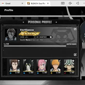 BLEACH: Soul Resonance Accounts Nuverse SEA|Lv.64|9 SSR 6 Sign