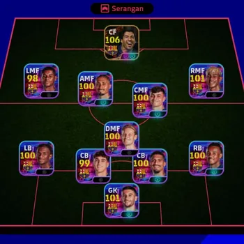 eFootball Accounts Mid-Tier Suarez msn + pack Barcelona Manager 3