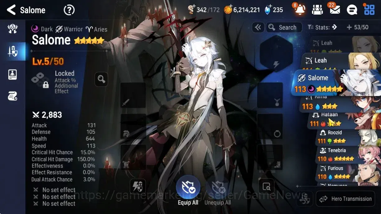 Epic Seven Accounts GLOBAL Unverif|2 ML [Salome,Navy Captain Landy]+Te image 19