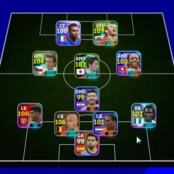 eFootball Accounts Legends & Iconic Players Android|Power 3134|Epic Gareth Bale,Tomas Rosicky,Vincent Kompany,Ono