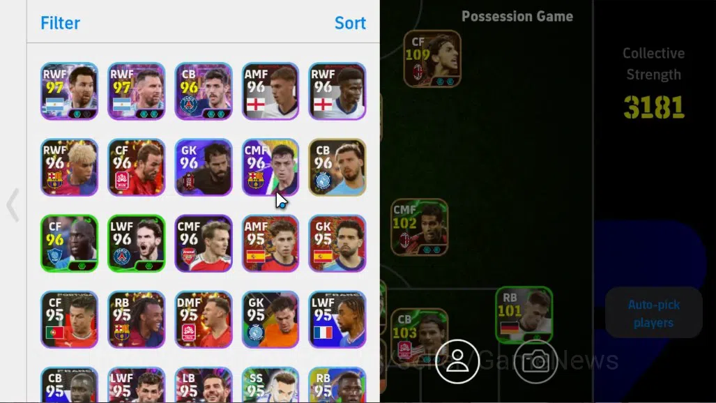 eFootball Accounts Legends & Iconic Players Android|Epic Zlatan Ibrahimovic,Fabio Cannavaro,Marco Van Basten|ShowTime Lionel 2