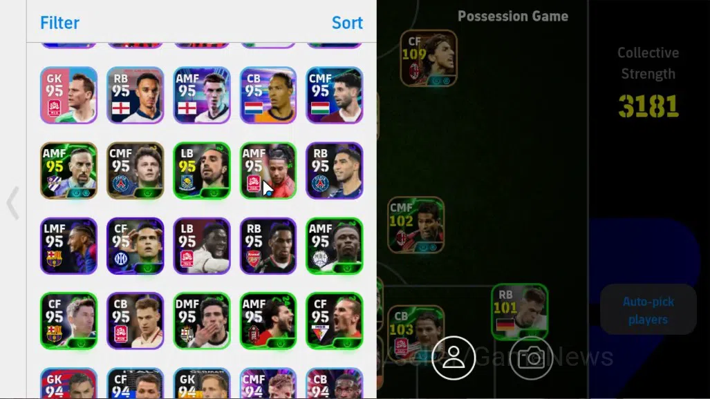 eFootball Accounts Legends & Iconic Players Android|Epic Zlatan Ibrahimovic,Fabio Cannavaro,Marco Van Basten|ShowTime Lionel 3