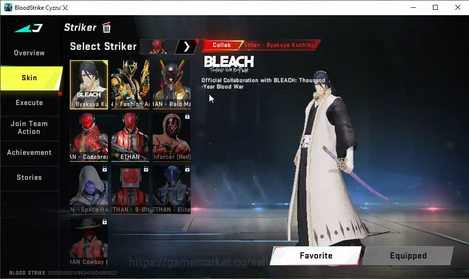 Blood Strike Accounts Mid-Tier ASIA|Melee ULTRA One-Handed Axe|34 ULTRA[VAL,MP5,URB,MCX,Etc]|5 Limit+Anniv FAL|Collab 7DS 4