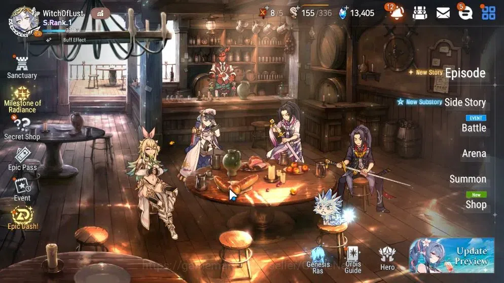 Epic Seven Accounts High-End Global Verif|NewEra|20 ML(Notos,Zio,AB Vildred,LC Belona,Etc)+Estele,AB 1
