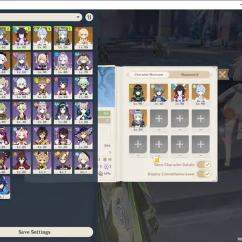 Genshin Impact Accounts Mid Game Asia|AR 55|5 Limited + 2 (*5 Weapon)|Odette,Nefer,Lohen,Columbina,Ineffa|Amos' Bow|Female