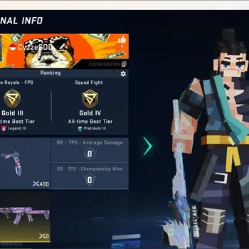 Blood Strike Accounts Collab Skin ASIA|Collab Ethan - Byakuya Kuchiki|1 Limited Gun:RPK|5 Ultra Gun|15 Legendary Gun|Check