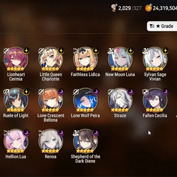 Epic Seven Accounts High-End GLOBAL UnVerif|NewEra|18 ML (Lisette,Renoa,SN Yulha,SoD Diene,NM Luna