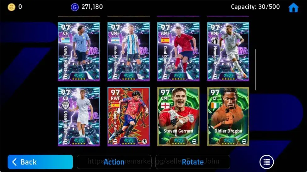 eFootball Accounts Android|PW 3201|Fabio Cannavaro Epic, Dldler Drogb image 3