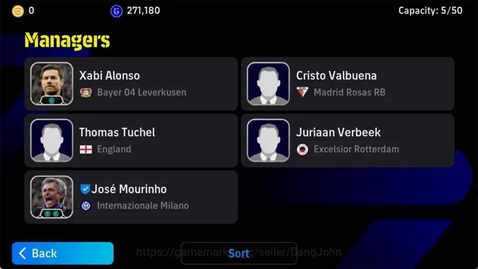 eFootball Accounts Android|PW 3201|Fabio Cannavaro Epic, Dldler Drogb image 5