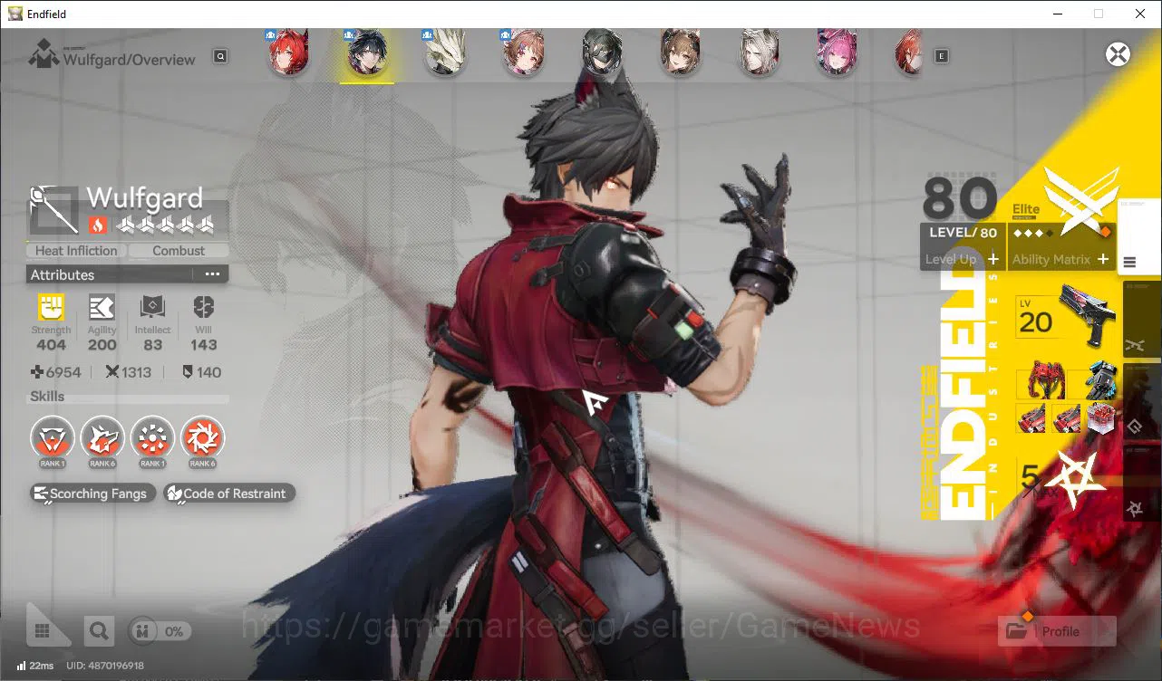 Arknights: Endfield Accounts Asia Lv54|31kOro|7SSR[Laeva+Sign,Yvone,Gilbert,Ard image 11