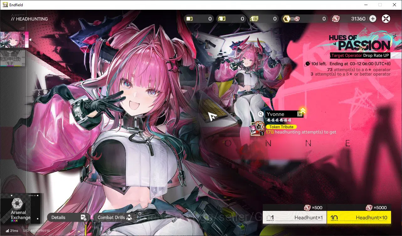Arknights: Endfield Accounts Asia Lv54|31kOro|7SSR[Laeva+Sign,Yvone,Gilbert,Ard image 20