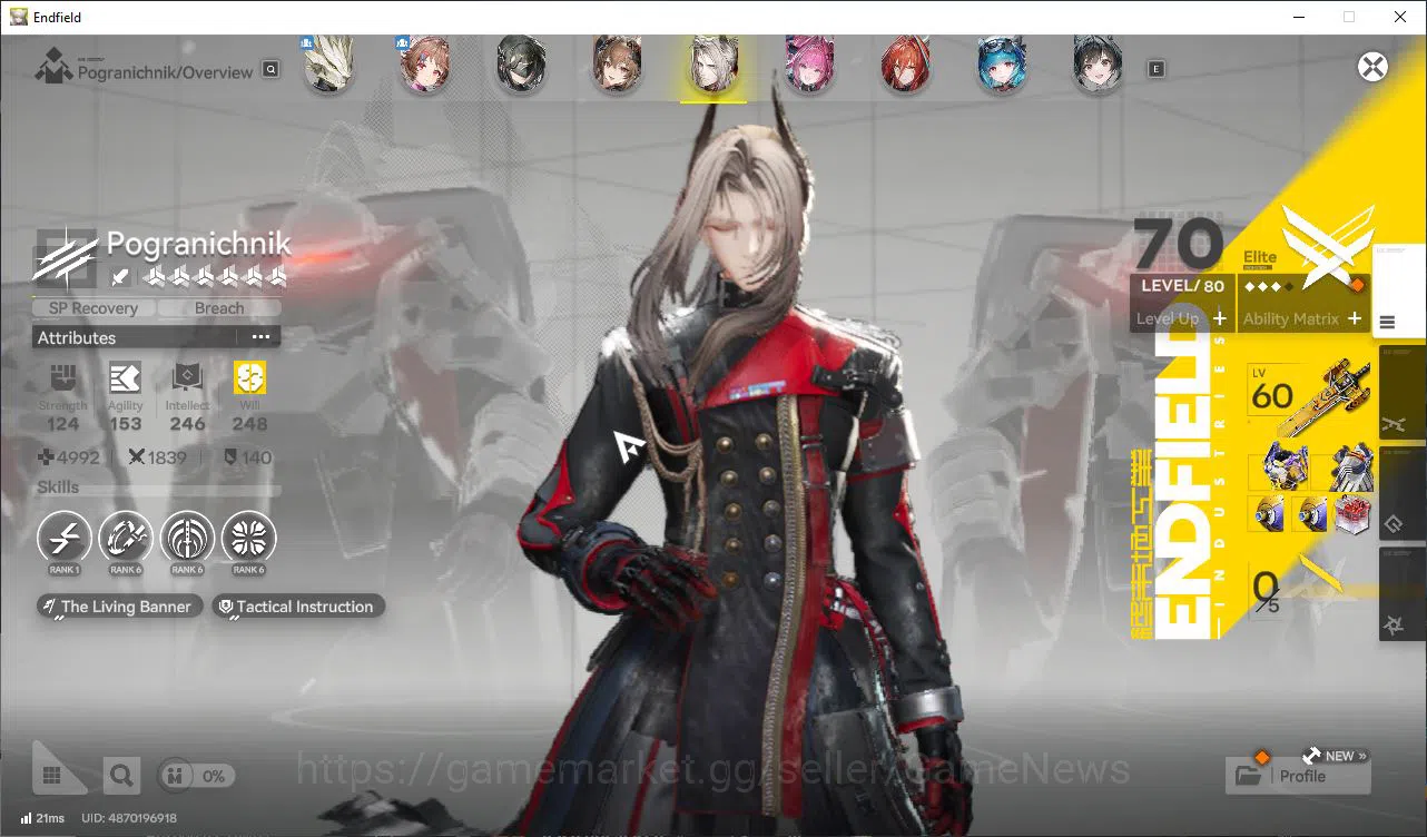 Arknights: Endfield Accounts Asia Lv54|31kOro|7SSR[Laeva+Sign,Yvone,Gilbert,Ard image 8