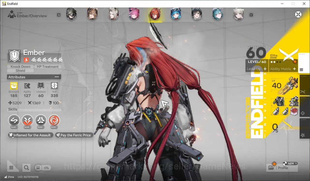 Arknights: Endfield Accounts Asia Lv54|31kOro|7SSR[Laeva+Sign,Yvone,Gilbert,Ard image 9