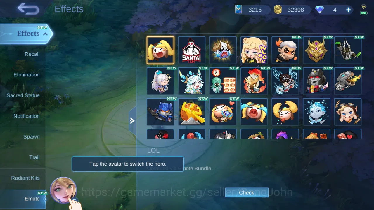 Mobile Legends: Bang Bang Accounts Hero 122 | Skin 230 | GLORY | Luckybox Lancelot |  image 12