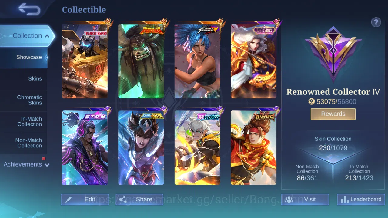 Mobile Legends: Bang Bang Accounts Hero 122 | Skin 230 | GLORY | Luckybox Lancelot |  image 3