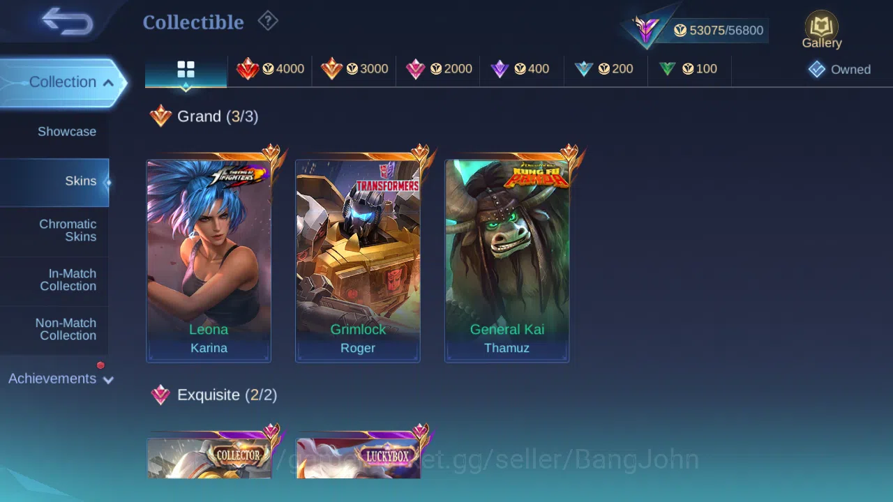 Mobile Legends: Bang Bang Accounts Hero 122 | Skin 230 | GLORY | Luckybox Lancelot |  image 4