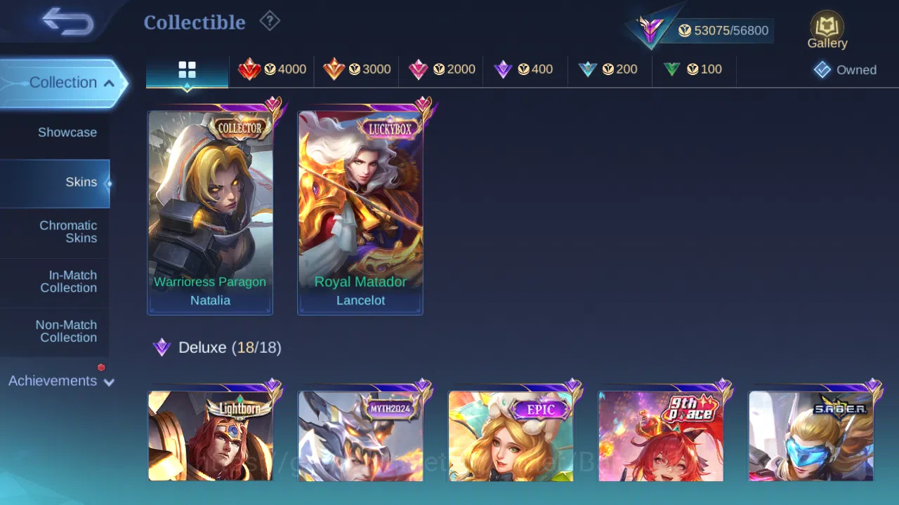 Mobile Legends: Bang Bang Accounts Hero 122 | Skin 230 | GLORY | Luckybox Lancelot |  image 5