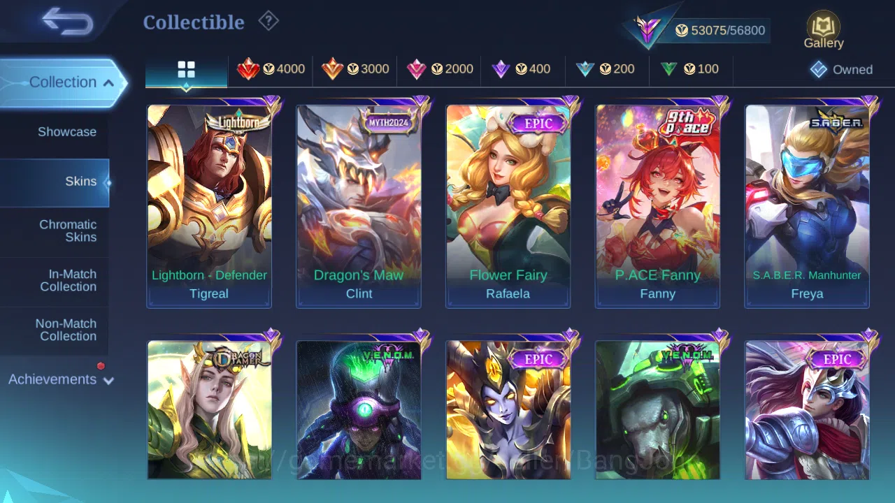 Mobile Legends: Bang Bang Accounts Hero 122 | Skin 230 | GLORY | Luckybox Lancelot |  image 6