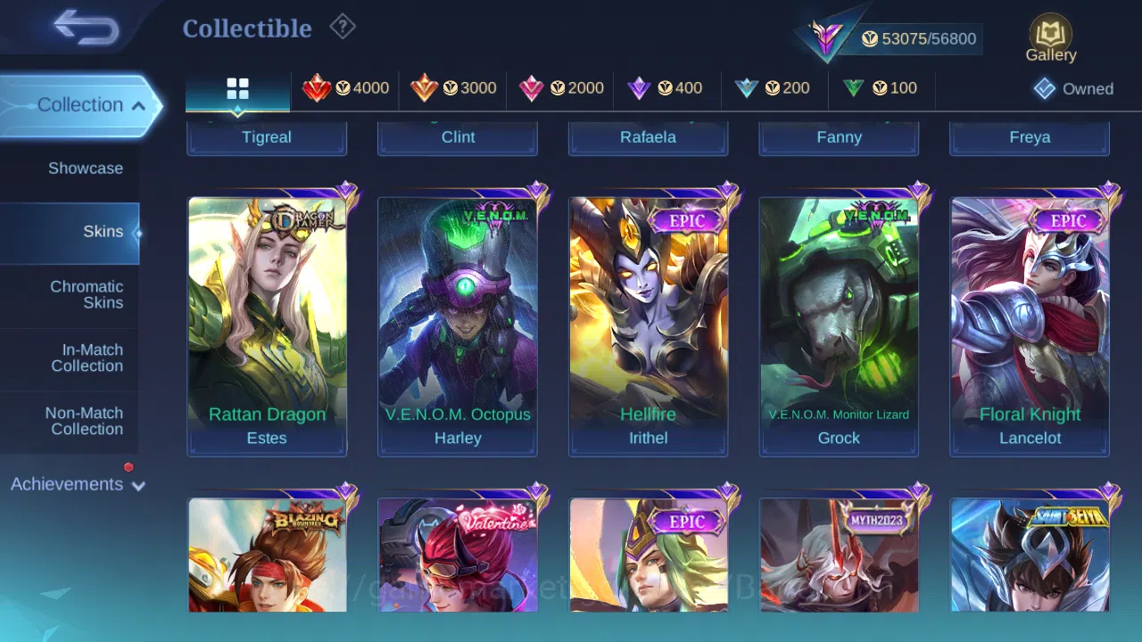 Mobile Legends: Bang Bang Accounts Hero 122 | Skin 230 | GLORY | Luckybox Lancelot |  image 7