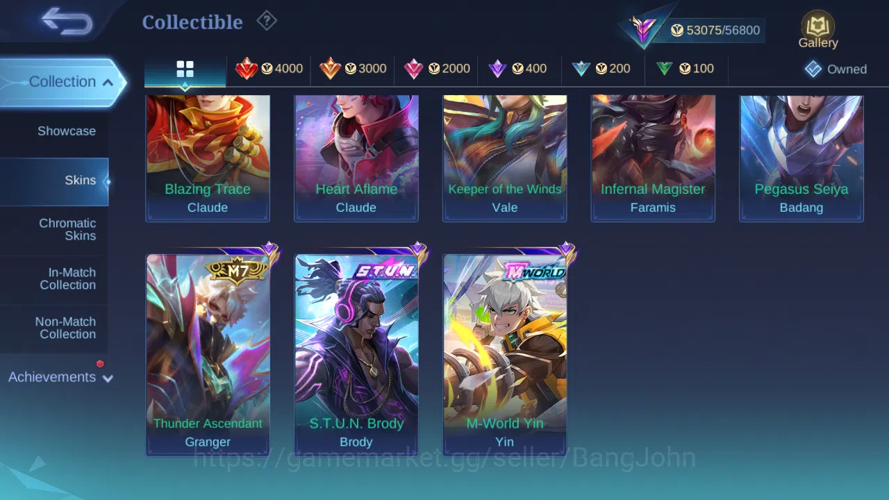 Mobile Legends: Bang Bang Accounts Hero 122 | Skin 230 | GLORY | Luckybox Lancelot |  image 9