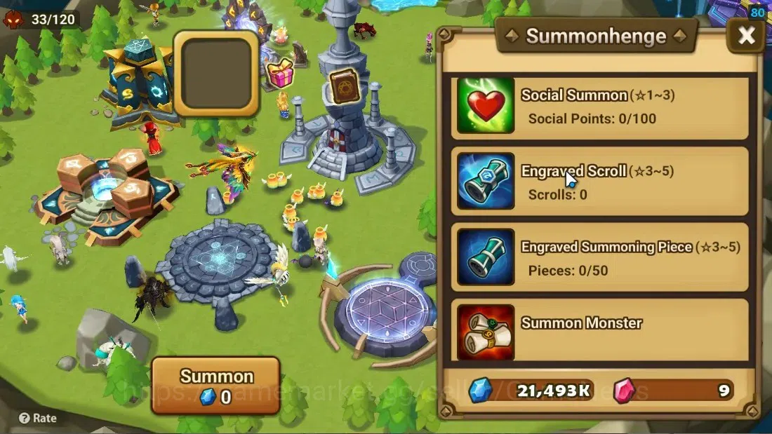 Summoners War: Sky Arena Accounts Starter ASIA|Lv 26|Ready Gacha|103 12 YSC + 160 11 YSC + 3 LAAS + 5 LS + 4 LDS + 126 MS |1 11