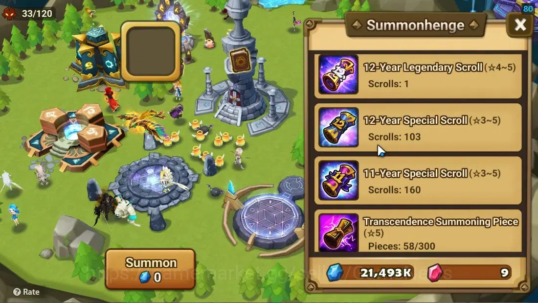 Summoners War: Sky Arena Accounts Starter ASIA|Lv 26|Ready Gacha|103 12 YSC + 160 11 YSC + 3 LAAS + 5 LS + 4 LDS + 126 MS |1 8