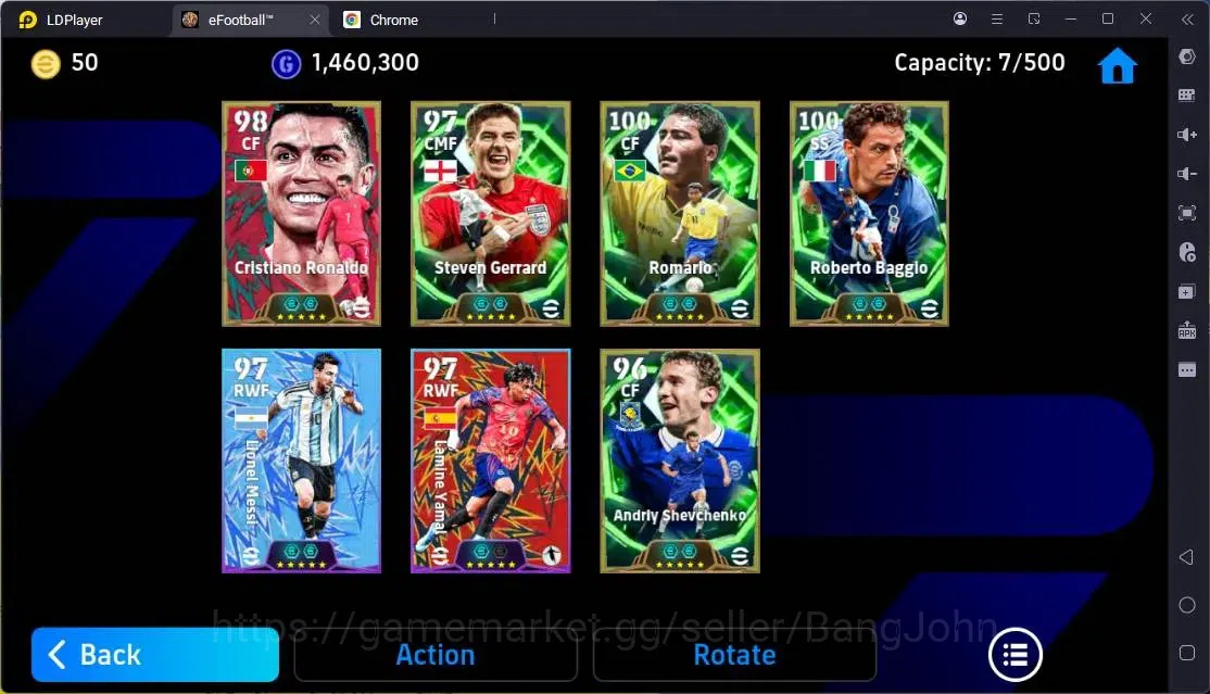 eFootball Accounts Mobile|PW 3161|Epic Ronaldo,Gerrard,Romario,Baggio image 3