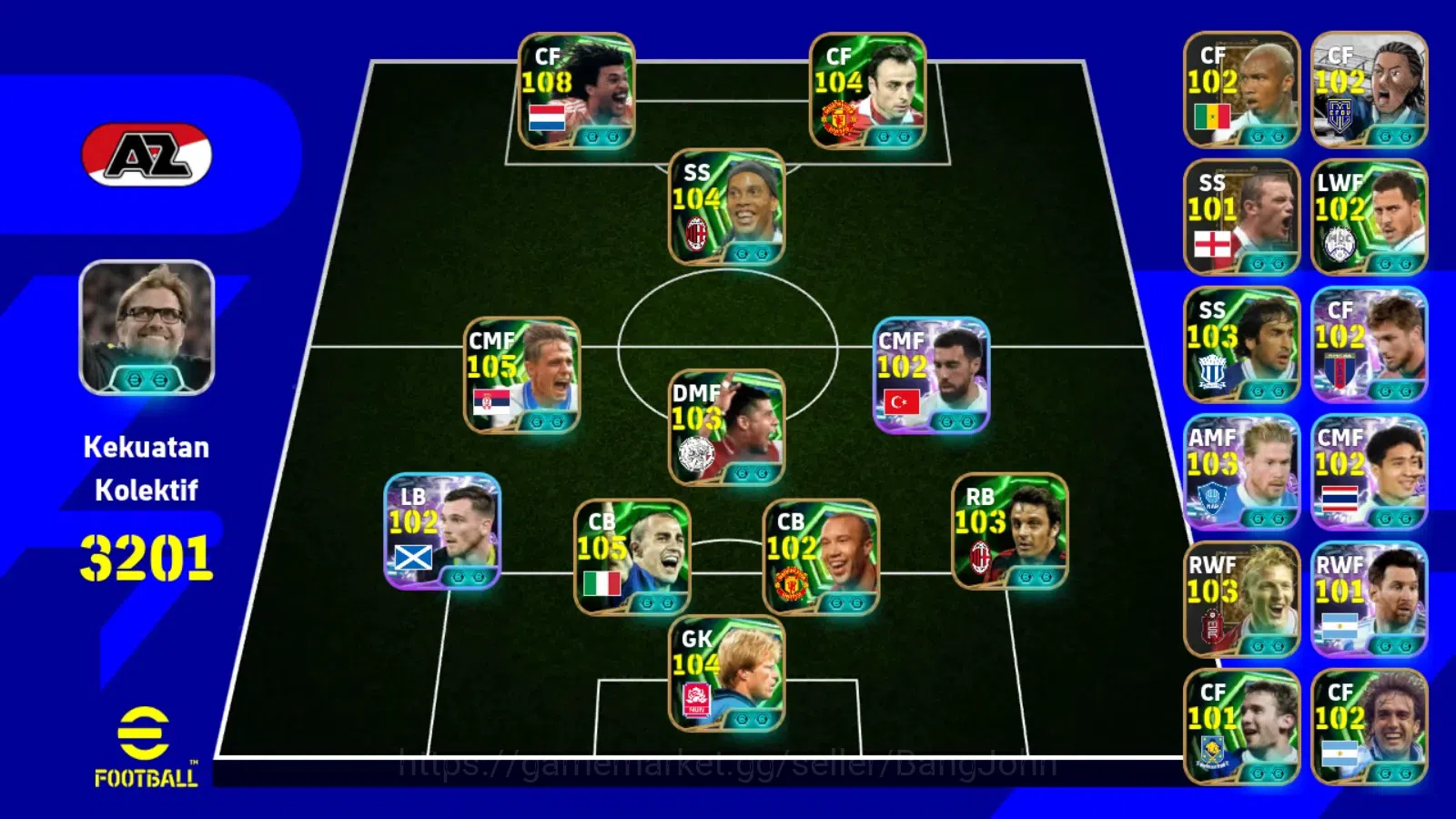 eFootball Accounts ANDROID|PW 3201|gullit epic,stojkovi epic,berbatov image 8