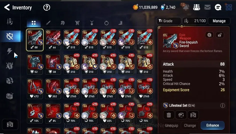 Epic Seven Accounts GLOBAL Unverif|New Era|4 ML{NM Luna,S Taeyou,BHway image 16