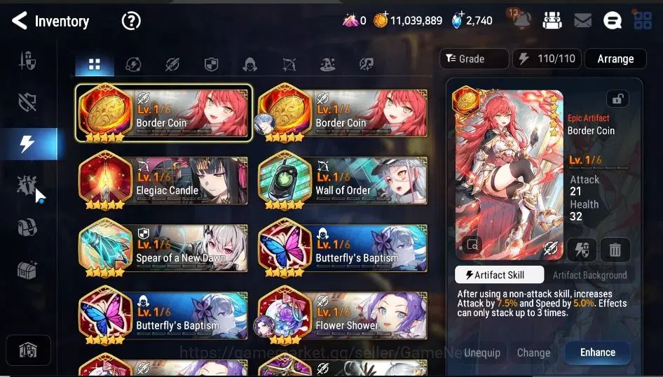Epic Seven Accounts GLOBAL Unverif|New Era|4 ML{NM Luna,S Taeyou,BHway image 17