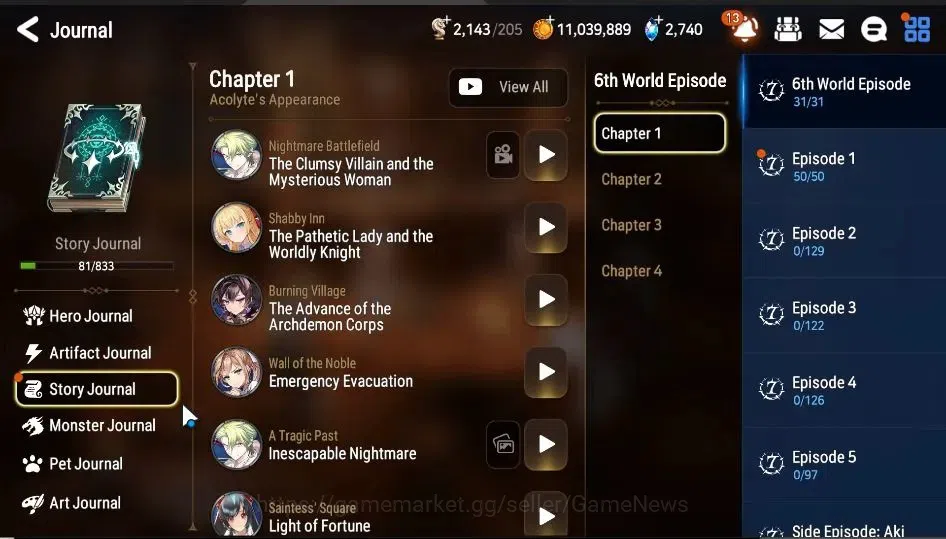 Epic Seven Accounts GLOBAL Unverif|New Era|4 ML{NM Luna,S Taeyou,BHway image 7