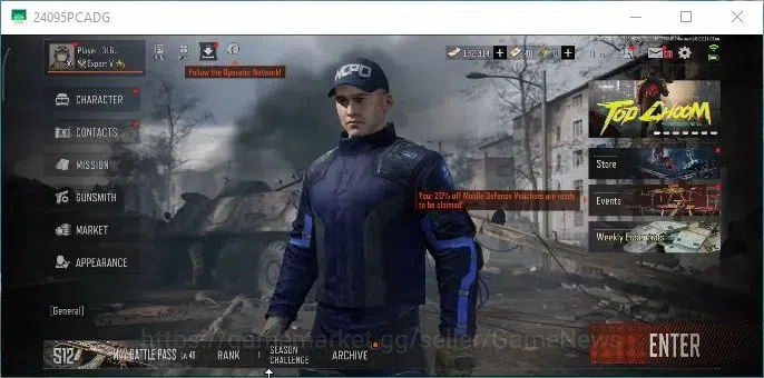 Arena Breakout Accounts High-End MOBILE|Lv30 |SV 22,2M|CV 12M|3 Set|RS AKM,Graffiti AK-102,ET AK-74N,QS AKS-74U,Maelstrom 1