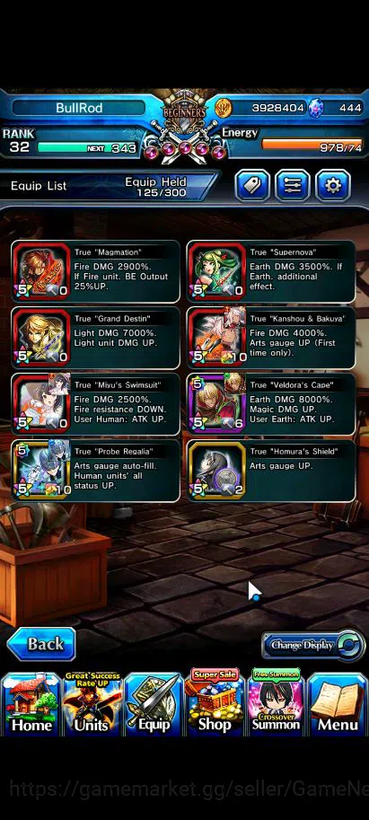 Grand Summoners Accounts Global |Rank 32|444 CC|11 Ascend+3 TW|[Inumuta,S M image 8