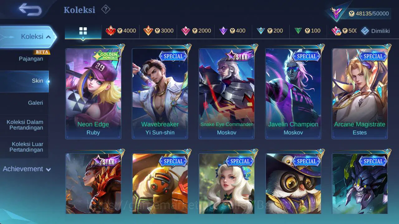 Mobile Legends: Bang Bang Accounts Global|Hero 103,Skin 195,rising loli,venom GS,Vale image 10