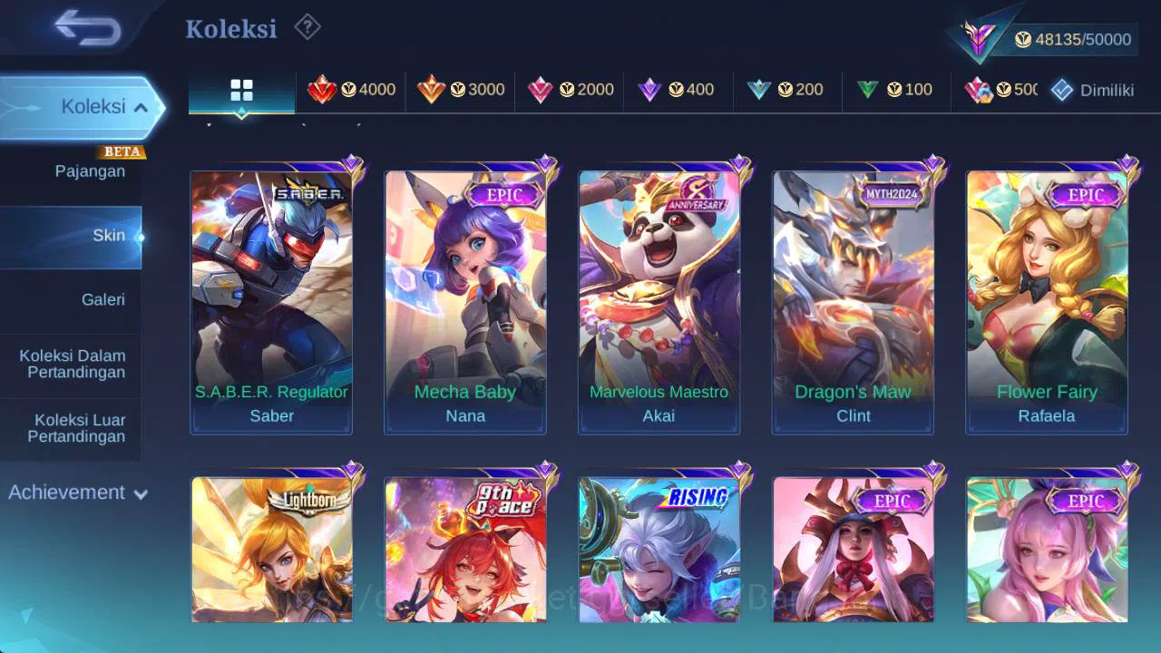 Mobile Legends: Bang Bang Accounts Global|Hero 103,Skin 195,rising loli,venom GS,Vale image 15