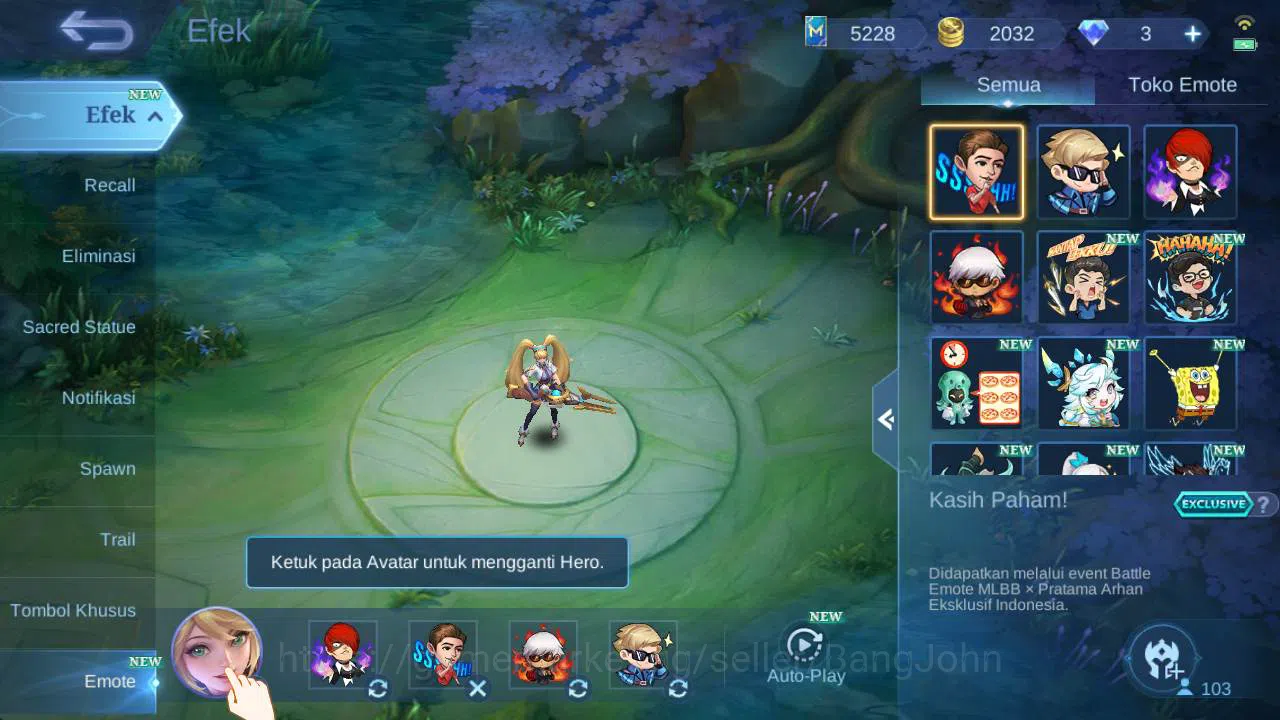 Mobile Legends: Bang Bang Accounts Global|Hero 103,Skin 195,rising loli,venom GS,Vale image 4
